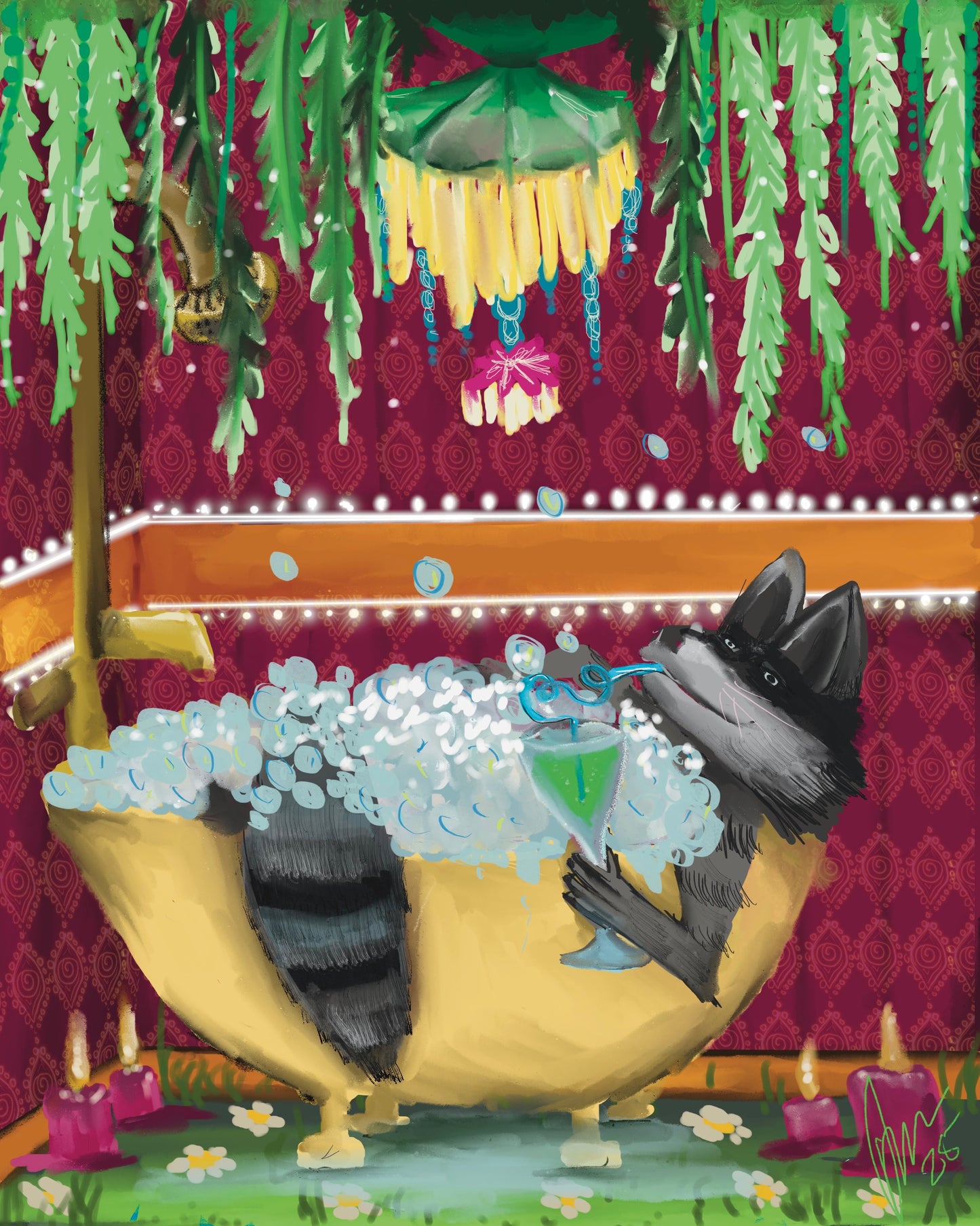 (MED)-Coon and Suds-8" x 10"