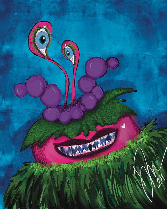 Grassberry- 10" × 8"