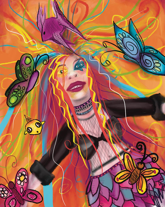 Delirium Dreamer- 5" x 7"