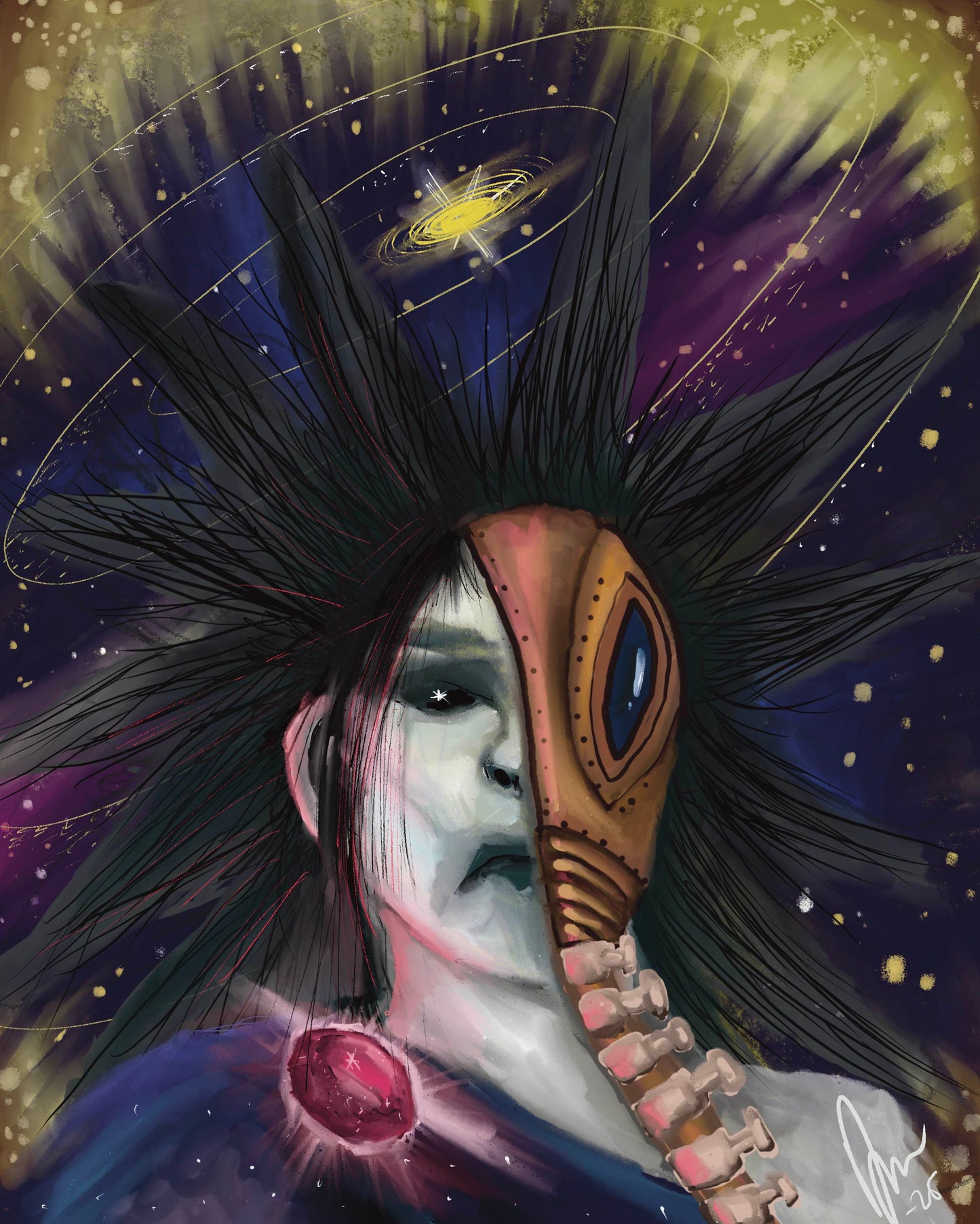 Golden Dreams- 5" x 7"