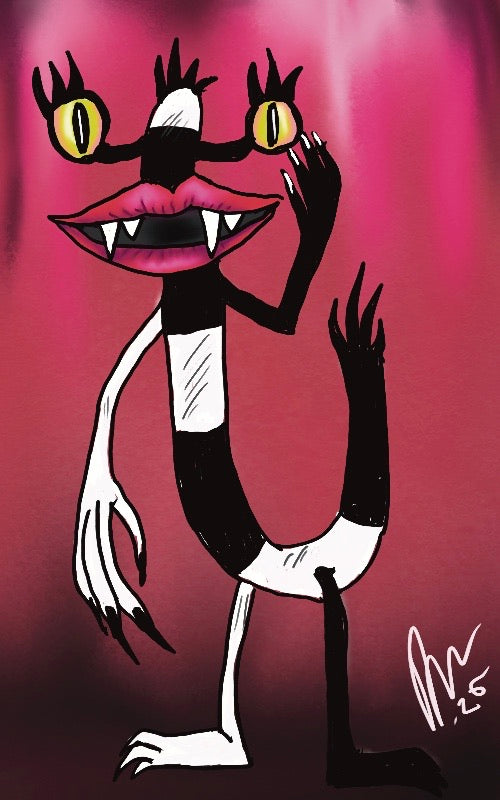 Oblina Kisses- 5" x 7"