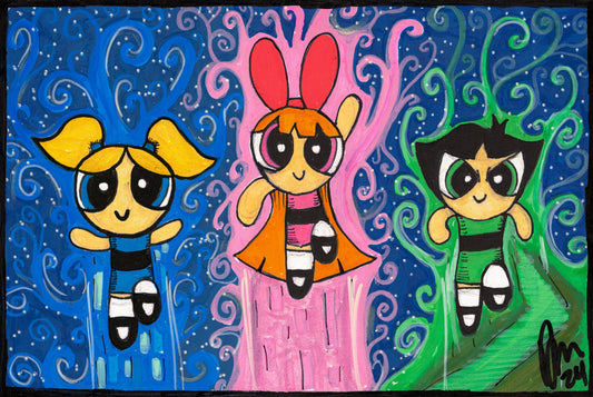 (OS) Sister, Sister, Sister-6"x9"