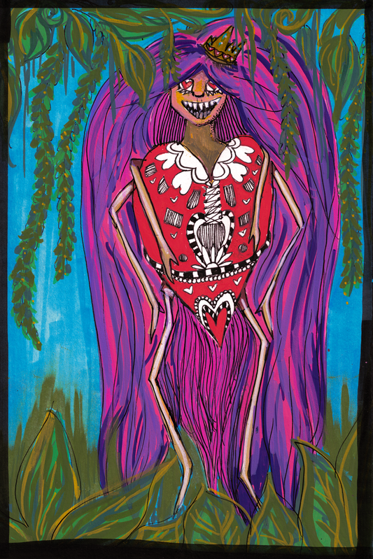 Heart Queen-5.5" x 8.5"