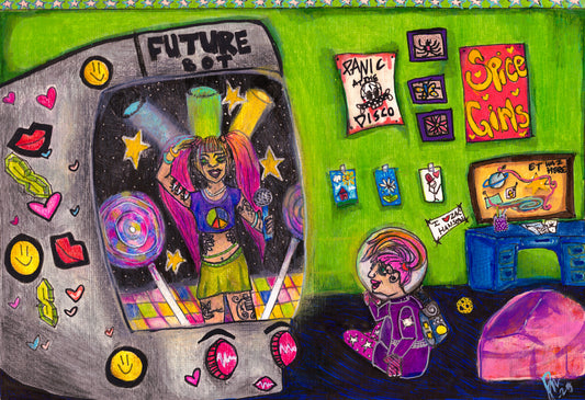 Future Bot-(8" × 10")