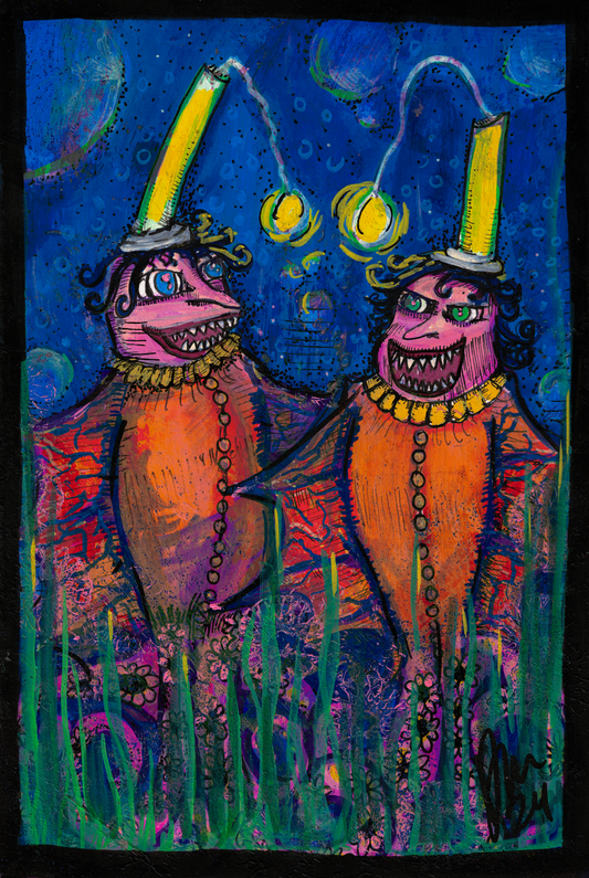 The Tweedles-5.5" x 8.5"